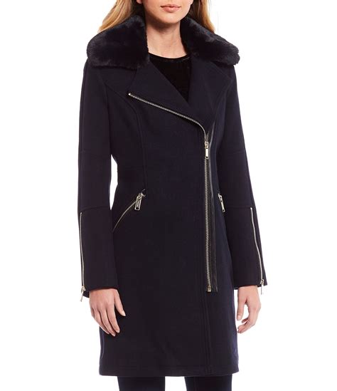 red wool zippered coat michael kors|Michael Kors winter coats.